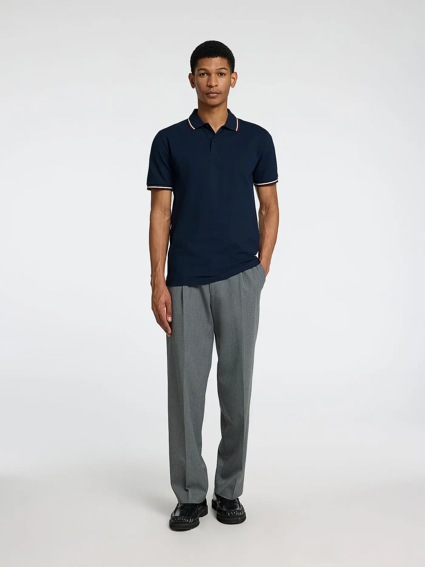 SELECTED | Poloshirt SLHSLIM-ATLAS | dunkelblau